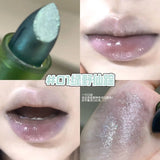 HERORANGE Black Lipstick Elegant Plump Moisturizing  Transparent  Black Shiny  Cross-Border Makeup