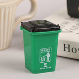 1:12 Dollhouse Mini Trash Can Garbage Truck Cans Curbside Vehicle Garbage Separation Bin Storage Box Home Desk Dustbin