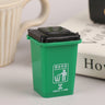 1:12 Dollhouse Mini Trash Can Garbage Truck Cans Curbside Vehicle Garbage Separation Bin Storage Box Home Desk Dustbin