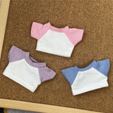 Labubu Clothing V1 V2 Labubu Baby Clothes Multi Color Versatile Short Sleeve Top Cute Cartoon Doll Clothes Children'S Gifts Toys