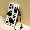 Cartoon Black Cat Phone Case