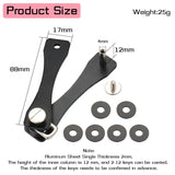 Smart key chain Mini Keychain Compact Key Decorative Holder Clip Home Storage Metal key Clip Aluminum Organizer Keychain Outdoor