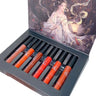 Fashion 6 Pcs Matte Waterproof Velvet Nude Lipstick Sexy Red Brown Moisturizing Pigments Lip Makeup Long Lasting Summer Cosmetic