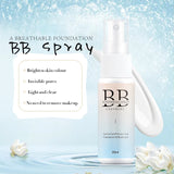 Spray blanchissant BB, crème BB hydratante éclaircissante pour la peau, fond de teint nourrissant, soins de la peau, cosmétiques de beauté