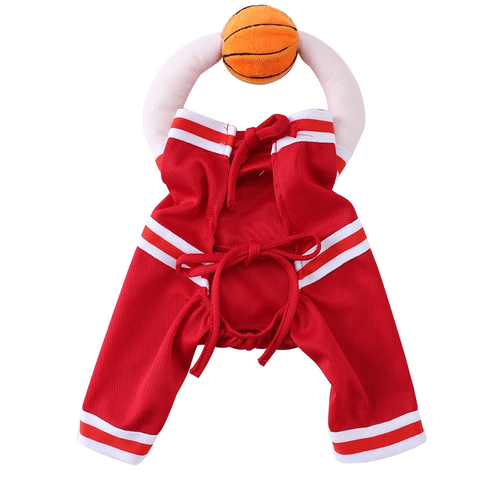 Halloween Dog Cosplay Costumes for Small Medium Big Dogs Cats Funny Dress Up Sports Clothes Beagle French Bulldog Pet Outfits
