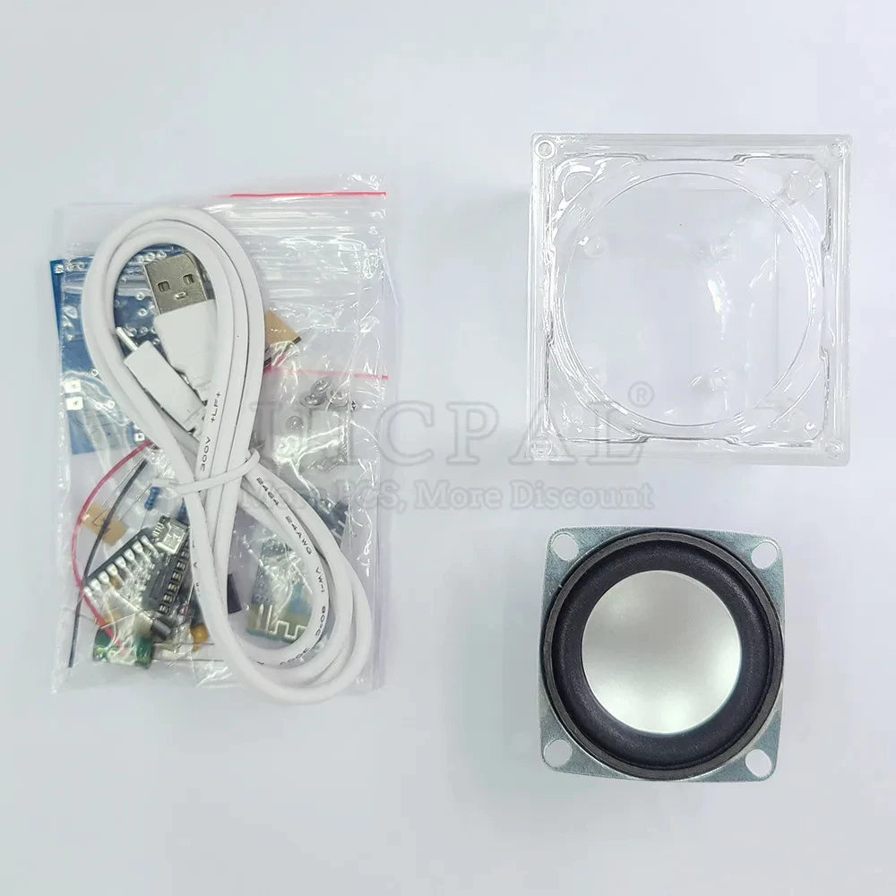 Kit d'enceintes Bluetooth DIY, projet de soudure DIY, assemblage de soudure, kit électronique DIY, mini haut-parleurs 1 x 3 W