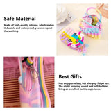 Pop Purse Silicone Sensory Push Pop Bubble Bag Crossbody Bag Antistress Toys Reliver Autism Handbag Coin Pouch for Kids - Lootquake
