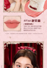 Crema labial Flower Knows Strawberry Cupid Cake, barra de labios hidratante mate, maquillaje de labios suave y sedoso, cosméticos profesionales.