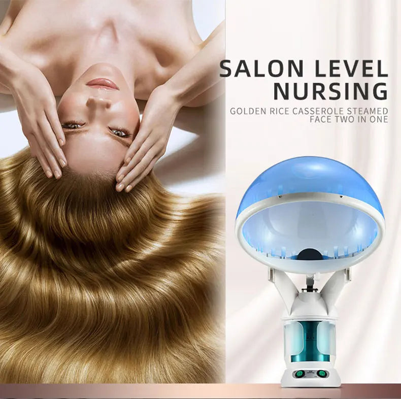 Vaporisateur vapeur pour le visage et les cheveux, humidificateur, brumisateur nano chaud, vaporisateur d'ozone pour le visage, hydratant pour les cheveux, appareil à vapeur pour salon à domicile