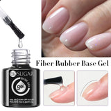 UR SUGAR Blue Color Rubber Base Gel Nail Polish Gold Glitter Base Gel Top Coat Soak Off UV LED Gel Nail Art Varnish Manicure