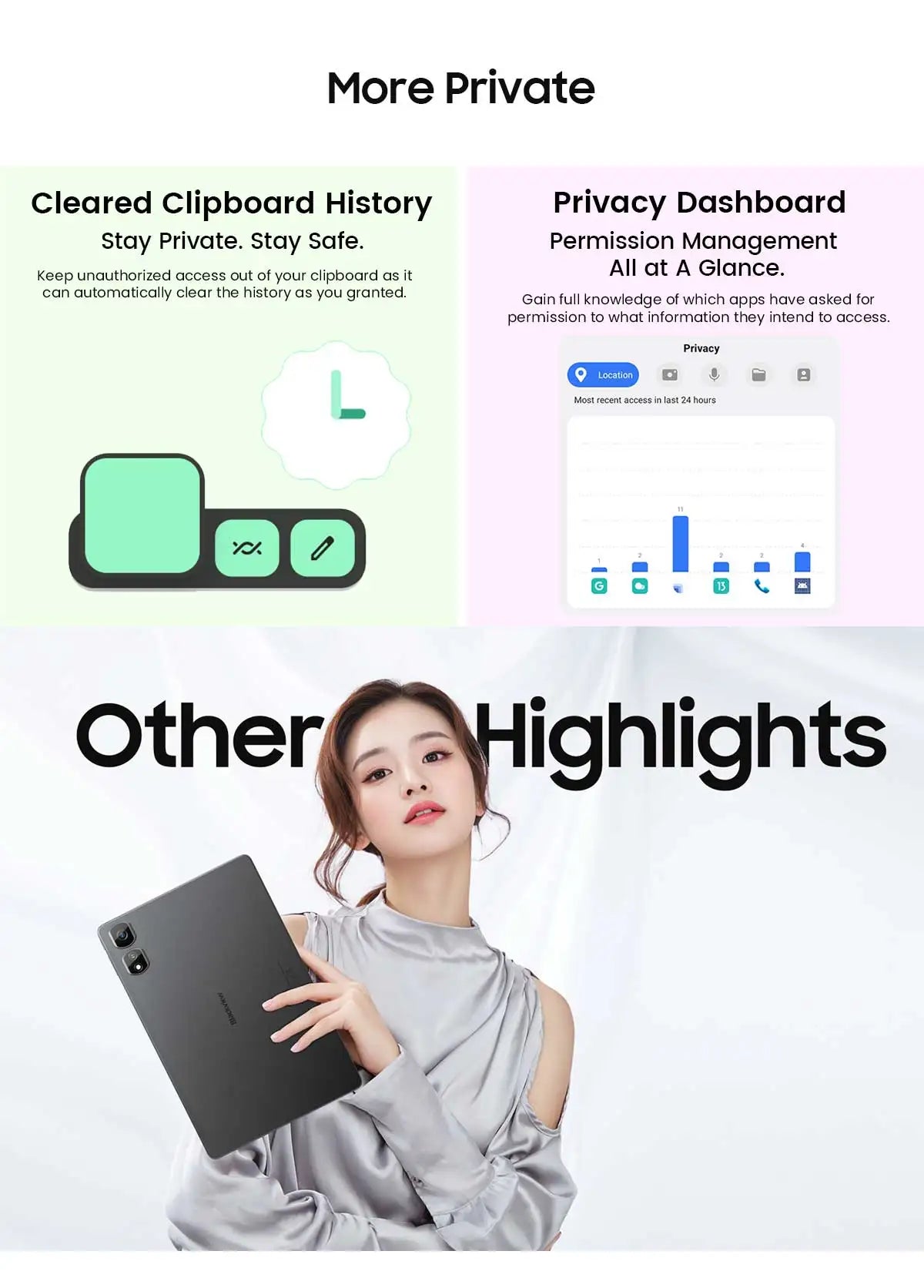 Tablette PC Blackview Tab 16 Pro 11'' FHD+ T616 Octa Core 24 Go (8+16) RAM 256 Go ROM 7700 mAh 4G Tablettes Android 14