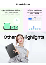 Tablette PC Blackview Tab 16 Pro 11'' FHD+ T616 Octa Core 24 Go (8+16) RAM 256 Go ROM 7700 mAh 4G Tablettes Android 14