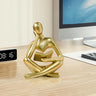 Bookshelf Decor Thinker Statue - Abstract Art Reading Thinker Sculpture Figurine Aesthetic, Modern Home Decoration for Living