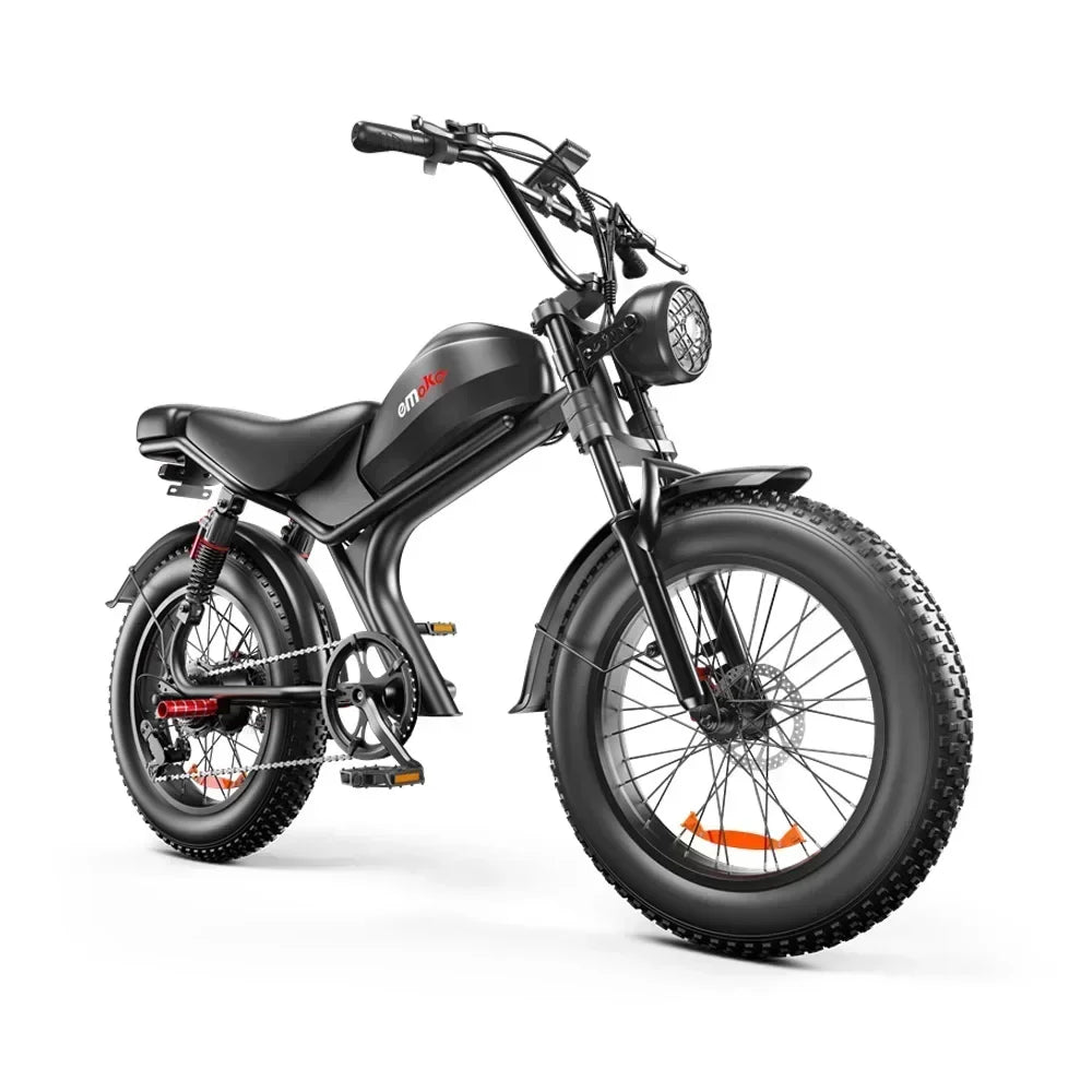 Bicicleta eléctrica C93 2000w con motor dual, batería de litio de 48V 23AH para adultos, bicicleta eléctrica de 20 pulgadas con neumáticos anchos, bicicleta todoterreno de montaña