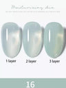 1-30pcs PSK Nude Pink Color Nail Art Ice Transparent Bare Color Nail Enamel 2025 New Net Red Popular White Gel Nail Polish