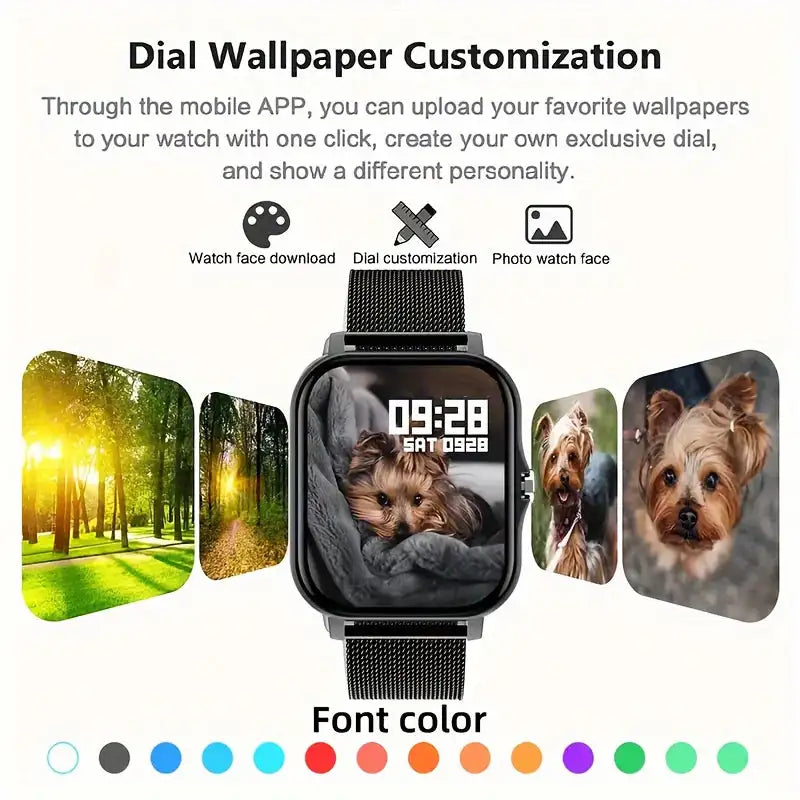 Xiaomi Smart Watch Women Men Lady Gift Sport Fitness Watches Heart Rate Monitor Waterproof Smartwatch For Phones Android IOS - Lootquake