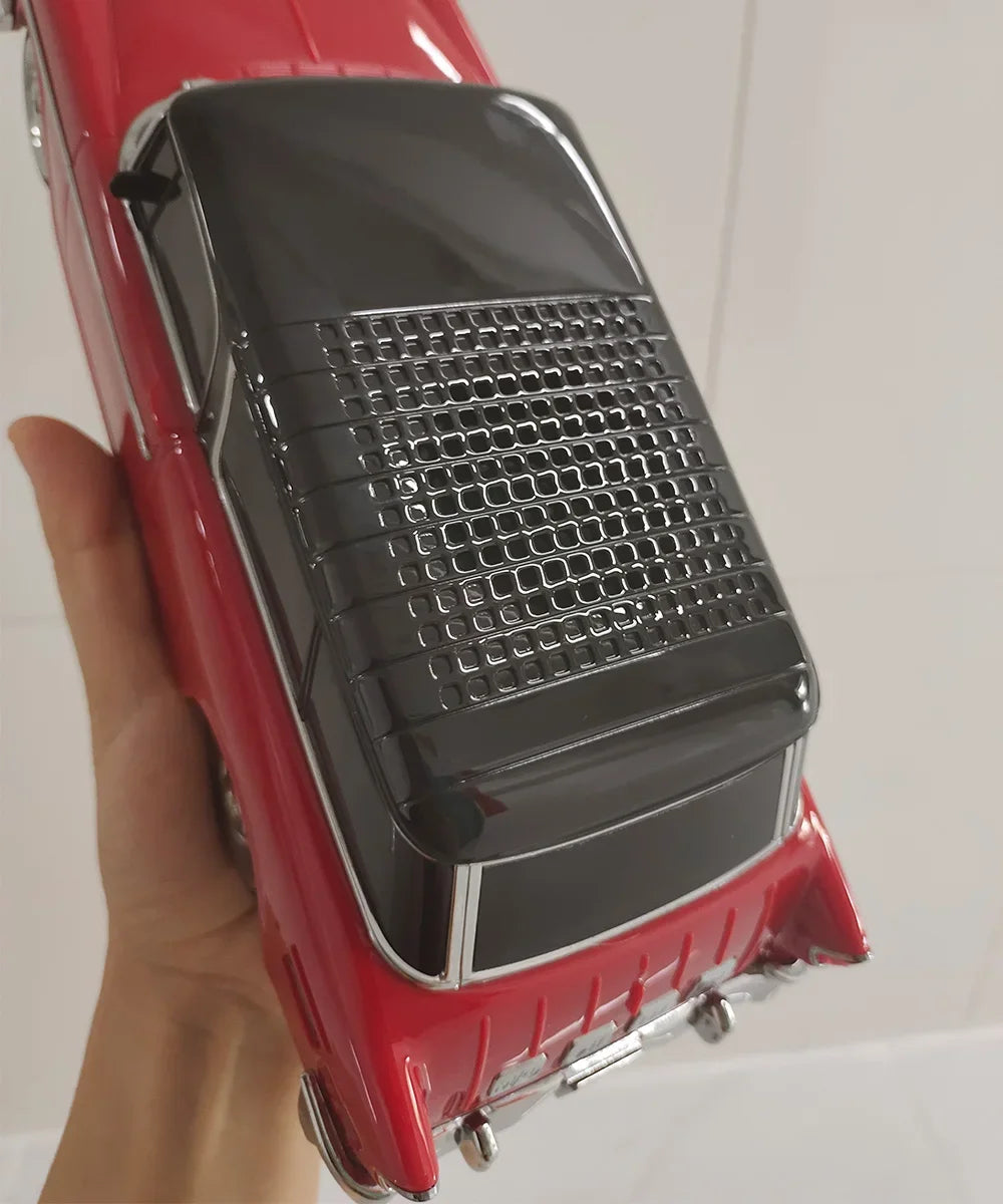 Enceinte Bluetooth sans fil pour PC, en forme de voiture classique, hi-fi, boombox, compatible radio FM, disque U, carte TF, AUX, cadeaux spéciaux, Caixa De Som