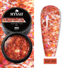 8ml Super Shine Silver Metal Painting Gel Nail Polish High-density Mirror Effect Semi Permanant Nail Art Manicure Varnish