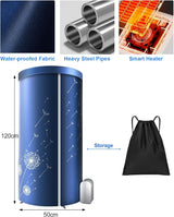 Secadora de ropa eléctrica portátil, tendedero calefactable de 1000 W, secadora de ropa de viaje con temporizador, secadora de ropa eléctrica