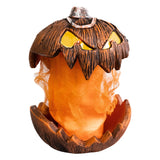 Halloween Pumpkin Decoration Realistic Scary Atmosphere Light Battery Powered with Light Up Eyes for Courtyard Bar Haunted House