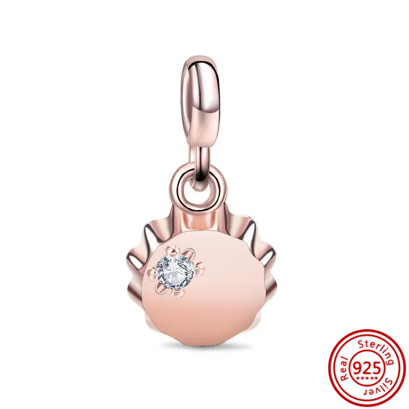 Nuevos anillos de plata 925 con diseño de dos anillos, conectores, dijes, cuentas, compatibles con pulseras originales Pantaro Me, joyería DIY para mujer.