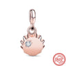 Nuevos anillos de plata 925 con diseño de dos anillos, conectores, dijes, cuentas, compatibles con pulseras originales Pantaro Me, joyería DIY para mujer.