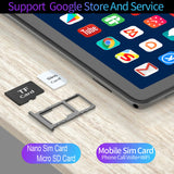 Nouvelle tablette P37 de 10,1 pouces, 4 Go de RAM, 64 Go de ROM, deux caméras, deux cartes SIM, prise en charge de Google Education Learning, système Android 11