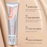 Face Foundation Cream Matte Smooth BB Cream Waterproof Long Lasting Moisturizing Concealer Liquid Full Coverage Acne Makeup Base