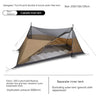 Tienda de campaña para acampar y hacer senderismo al aire libre, sin varillas, de nailon 15D, con pirámide doble A y revestimiento de silicona de doble cara, ASTA GEAR Yun Chuan