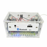 Kit de altavoz Bluetooth para bricolaje, electrónica, proyecto de soldadura, práctica de soldadura, ensamblaje, kit electrónico para bricolaje, componente, altavoces de 2 x 3 W