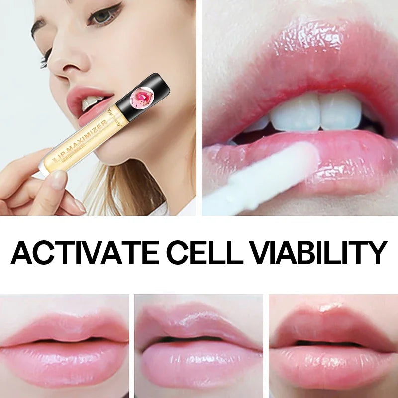 Brillant à lèvres transparent, huile repulpante, hydratante, réparatrice, réduit les ridules, éclaircit, sublime, sérum pour les lèvres, cosmétique
