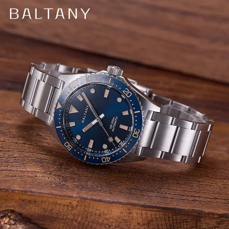 Baltany Design Dive Watches S3080 Sapphire Waterproof 200M Stainless Steel Bracelet NH38 Automatic Mechanical Sports  Diver Mens - Lootquake