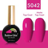 Rainbow Ghini UV LED Glitter Purple Gel Nail Polish 15ml Manicure Art Accessories Nail Glue Supplies for Professionals Varnishes