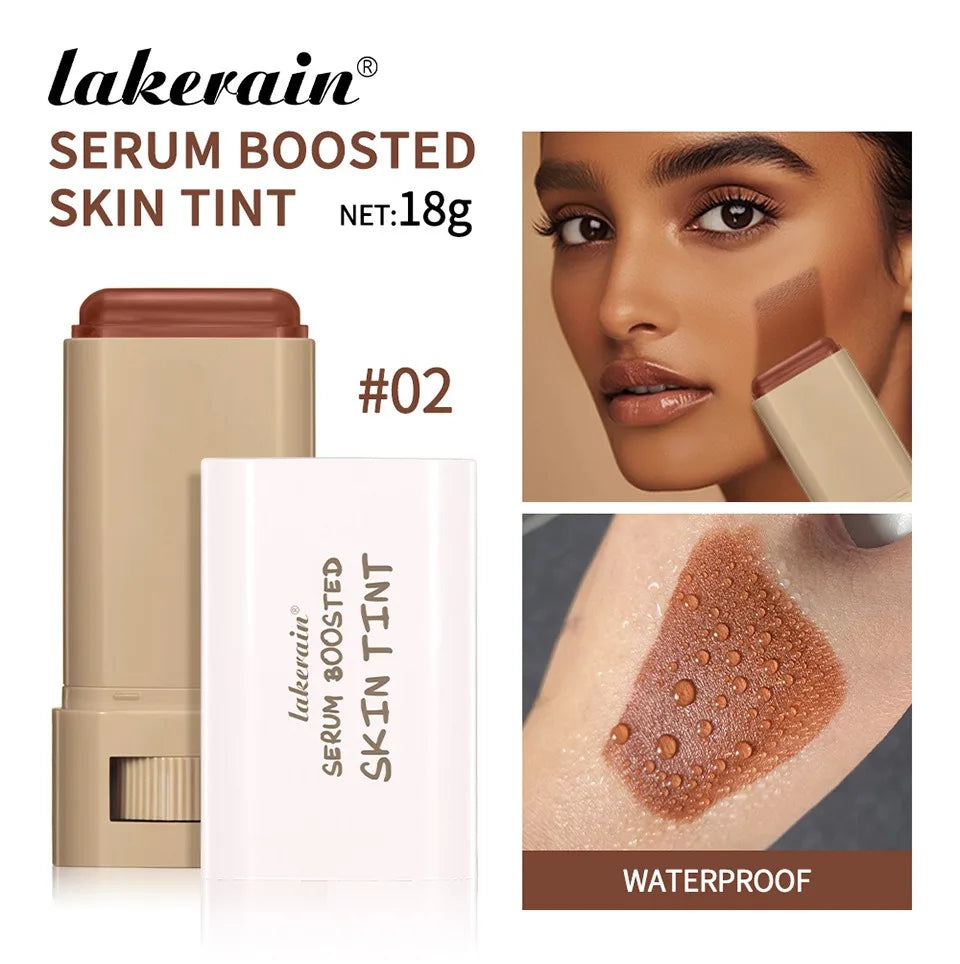 Base de maquillaje en barra, bálsamo, bronceador, borrador, suave, voluminizador, maquillaje impecable de larga duración, cosméticos de belleza facial.