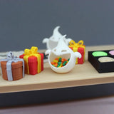 Halloween Miniature Scene Ornaments – Small Furniture Decor for Dollhouses
