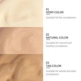 LAIKOU Base de maquillaje líquida hidratante de larga duración, cosmética facial, iluminadora natural, tono base, maquillaje, 30 ml
