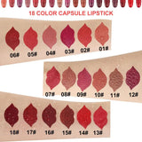 Pills Lipstick  6/10/18 Colors Long Lasting Pill Lipstick Cute Waterproof Non-Fading Lipstick Velvet Matte Lipstick Set