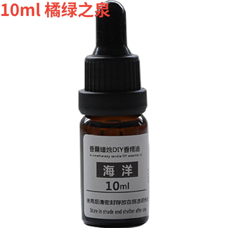 10ml Candle Scents Oil Soluble Essence DIY Aromatherapy Candle Essential Oil Handmade Soap Gypsum Expanded Fragrance Crystal