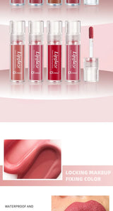 4 PCS Lipstick Set Moisturizing Breathable Glossy Non-Sticky Long-Lasting Full-Look Lips Light Durable Lip Gloss