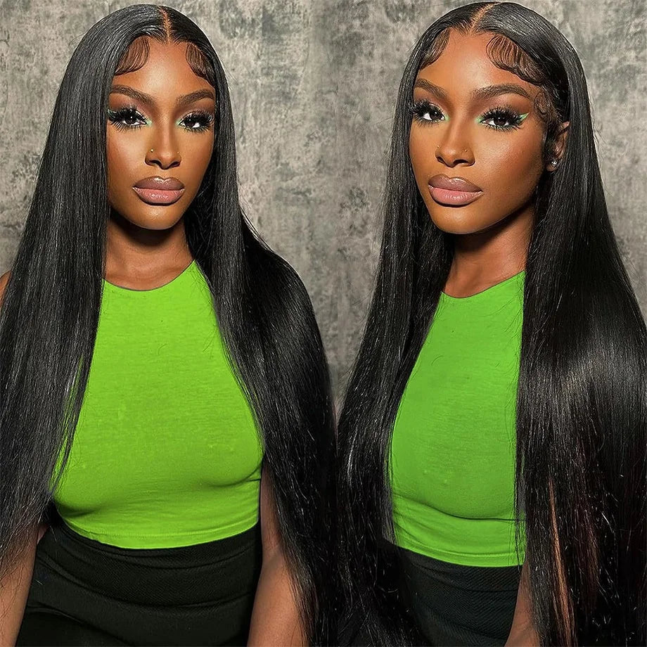 40 Inch Straight HD Lace Frontal Wig | 13x4 & 13x6 Human Hair | Pre-Plucked with Baby Hair