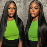 40 Inch Straight HD Lace Frontal Wig | 13x4 & 13x6 Human Hair | Pre-Plucked with Baby Hair