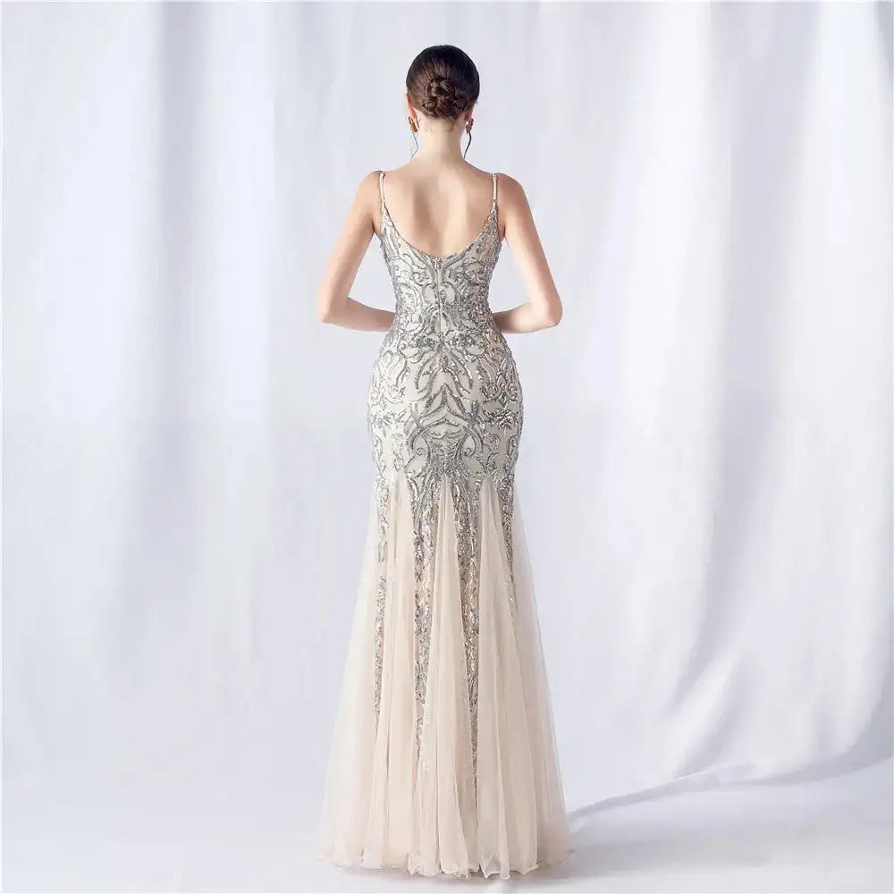 Luxury Youthful Women's Elegant Long Dress Party 2024 Graduation Ceremonies Prom Evening Formal on Sale Clearance Summer Fashion