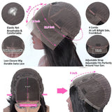 13x4 Kinky Straight Lace Front Wig | Glueless | Brazilian Virgin Hair | Pre-Plucked with Baby Hair
