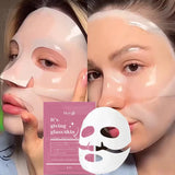 Mascarilla facial de colágeno hidratante, control de grasa, iluminadora, cuidado de la piel, reduce los poros, 1/3/5/10 unidades
