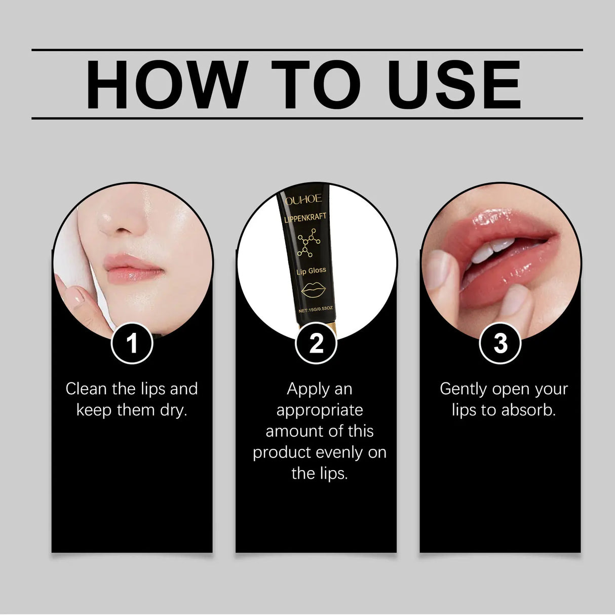 Moisturizing Lip Gloss Transparent Long Lasting Reduce Fine Line Anti Dry Hydrating Glaze Plumper Soft Lipstick Lips Beauty Care