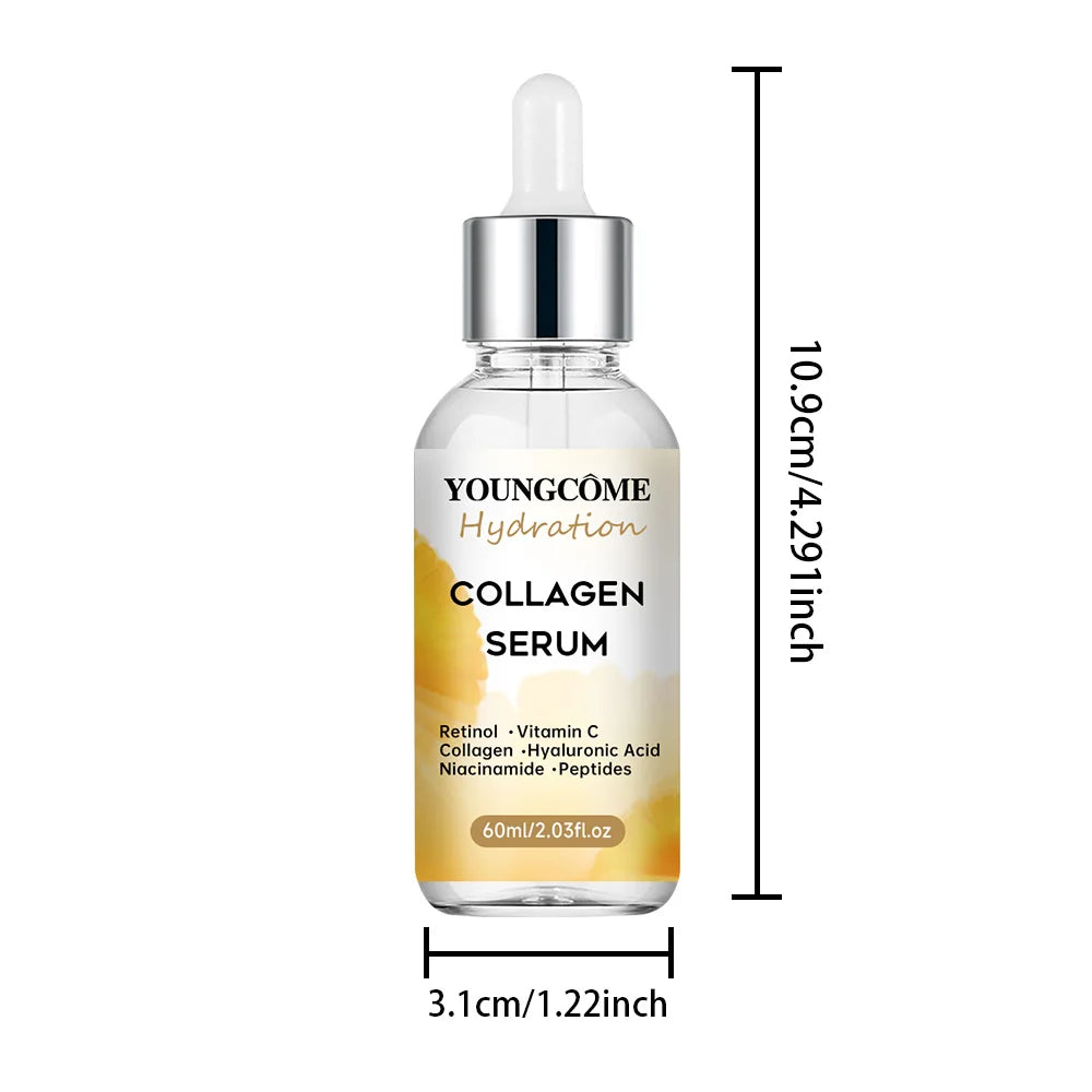 Suero facial de colágeno, esencia líquida para el cuidado de la piel, hidratante, calmante y nutritivo, reduce los poros, cuidado de la piel en Corea (2025)