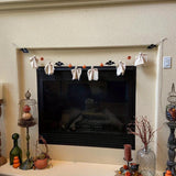 Halloween Ghost Garland Spooky Hanging Decor for Farmhouse Party Halloween Decoration Scary Hanging Ornaments