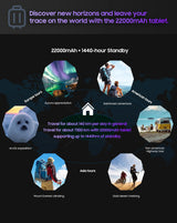 Tablette PC Blackview Active 8 Pro 16 Go 256 Go Batterie 22 000 mAh Android 13 Écran 2,4 K 10,36 pouces Caméra 16 Mpx + 48 Mpx Tablette robuste