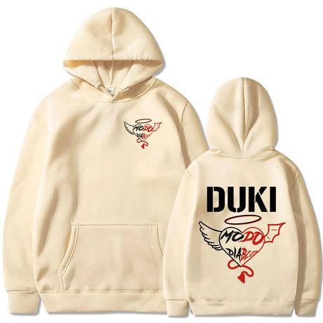Rapper Duki Modo Dlablo Band Merch Hoodies Mens Women Clothing Fashion Hip Hop Oversized Sweatshirts Vintage Hip Hop Pullovers - Lootquake