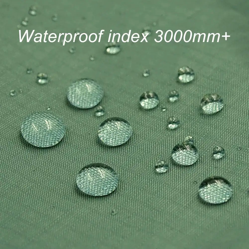 4x4m 4x3m 3x3m 19 Hang Points Tent Tarp Survival Sun Shelter Shade Canopy Outdoor Backpacking Waterproof Camping Awning SunShade - Lootquake